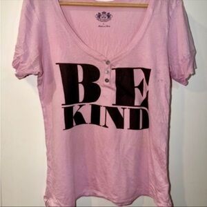 Pink 'Be Kind' Graphic T-Shirt Juicy Couture